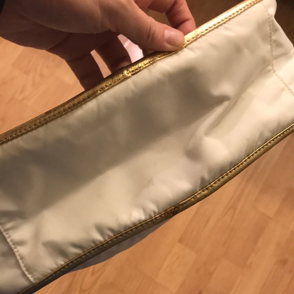 Gold and white Prada shoulder/ handbag - Picture 3 of 8